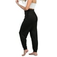 thumbnail image 3 of Doublju Women's Elastic Waist Fashion Jogger Pants (Plus Size Available), 3 of 4