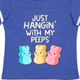 thumbnail image 4 of Inktastic Easter Hangin' with My Peeps Boys or Girls Toddler T-Shirt, 4 of 5