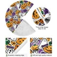 thumbnail image 2 of FMSHPON Happy Halloween Pattern Xmas Christmas Tree Skirt Stand Mat for Holiday Party Decoration Indoor Outdoor 48 inches, 2 of 6
