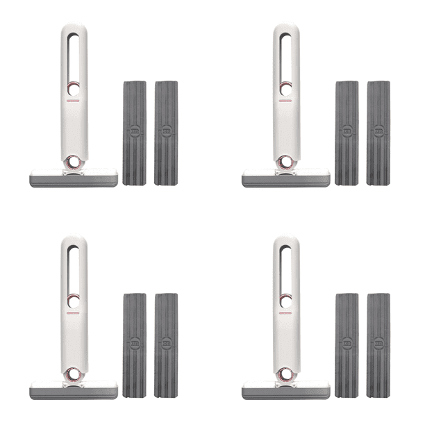 4PCS Mini Trapeador Limpieza Profunda para El Con Absorción Puerta Automática (C)