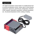 thumbnail image 4 of Controlador digital de temperatura y humedad LED digital Uxcell STC-3028 10A DC 24V, 4 of 6