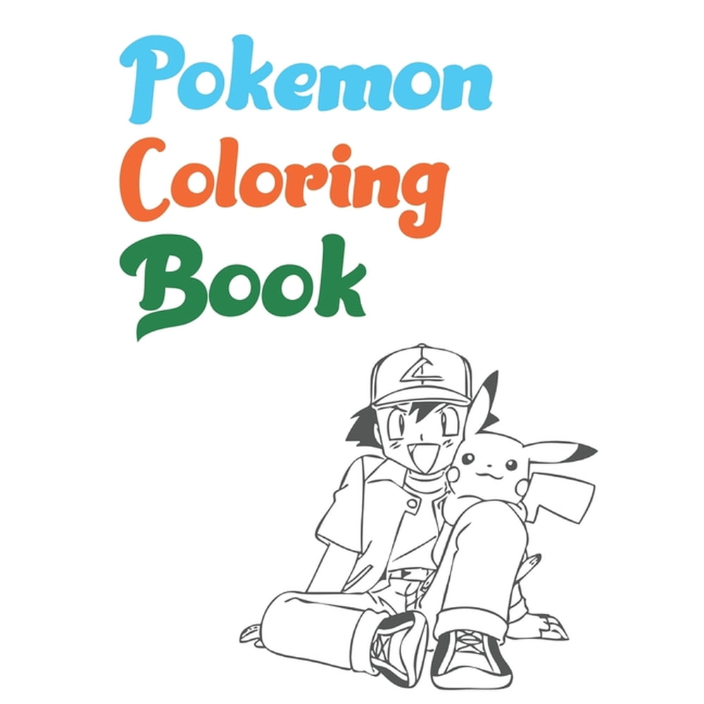 Pokemon Coloring Book : Pokemon Coloring Book 25 Pages, Size - 8.5" x ...