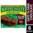 thumbnail image 3 of Nature Valley Crunchy Granola Bars, Oats 'n Dark Chocolate, 12 Count, 8.94 oz (6 Pouches), 3 of 14