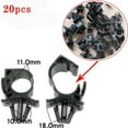 thumbnail image 4 of Bgsha 20 Pcs Plastic Car Oil Pipe Beam Line Clips Wiring Harness Wrap Cable Fastener, 4 of 9