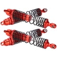 thumbnail image 2 of M Buder Amortiguadores RC De Aleación De Aluminio 1/10 Para Coche De Control Remoto Delanteros Y Traseros Duraderos Con Rendimiento Estable Color Rojo (11.00 cm / 4.33 inches), 2 of 9
