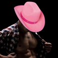 thumbnail image 1 of Sombrero de vaquero Macarena Rosado, 1 of 7