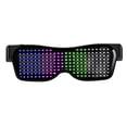 thumbnail image 1 of SMihono Lunettes LED Bluetooth, Lunettes Intelligentes Connectées par Application Bluetooth, Personnalisées, Pixel Dynamique LED, Rechargeables USB pour Fête Boîte de Nuit DJ, Fournitures de Fête Décoration Maison en Liquidation, 1 of 1