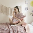 thumbnail image 5 of Regency Heights 2-Piece Twin/Twin XL Size Floral Boho Quilt Set, Pink Medallion Print Reversible Bedding Set, Twin Size Quilt with Sham, 5 of 10