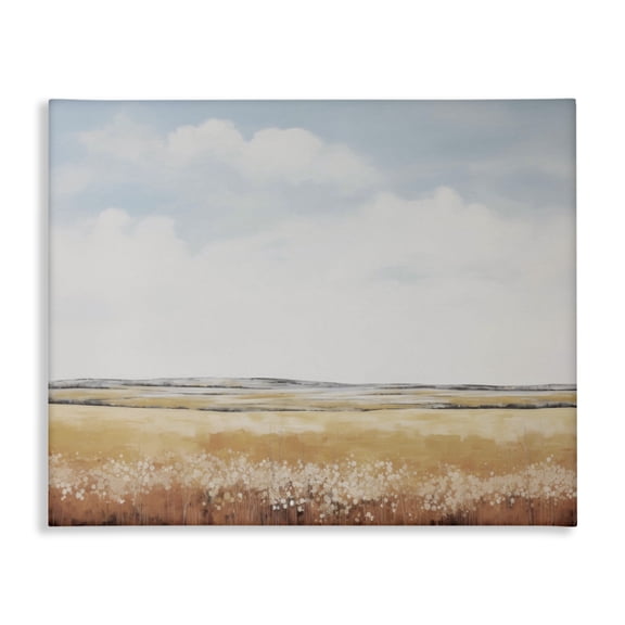 Stupell Industries Contemporary Abstract Countryside View Canvas Art, 20 x 16, by Lettered and Lined