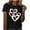X381-Black, variant on Neewe Womens Love Heart Shirts Short Sleeve Valentines Crewneck Colorful Heart Graphic Tees Tops