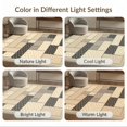 thumbnail image 7 of ODIKA 5'x7' Ultra-Soft Area Rug, Geometric Abstract Patchwork Spotted Blocks Southwestern Stripe Border None Washable, Bare feet friendly, Silk-Touch for Bedroom Home office, 7 of 7
