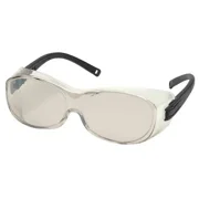 Pyramex S3580sj Ots, Safety Glasses Anti-Scratch, Gray Mirror Lens, Frameless,