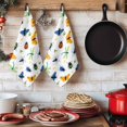 thumbnail image 6 of Spring Butterfly Dragonfly Kitchen Towels Set of 2, Farmhouse Botanical Floral Absorbent Dish Towels for Kitchen, Microfiber Hand Towel, Quick Drying Tea Towel for Cleaning Decorative Dishcloths, 6 of 7