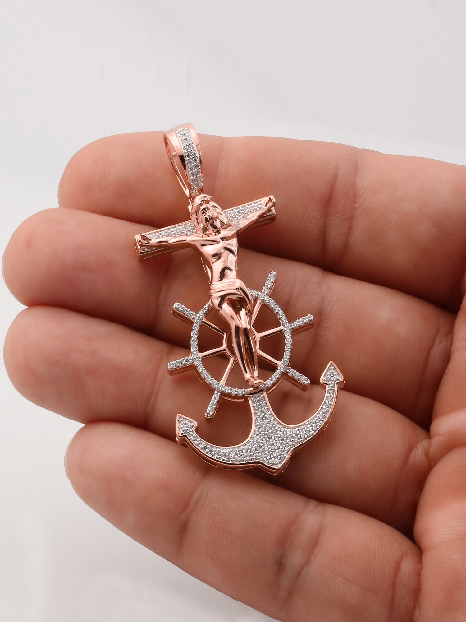 Anchored on sale cross necklace