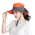 thumbnail image 1 of Sombreros de sol para mujer, ala ancha, protección UV, malla plegable, senderismo al aire libre, sombrero de pesca, 1 of 4