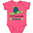 thumbnail image 3 of Inktastic Fort Lauderdale, Florida Happy Sea Turtle Boys or Girls Baby Bodysuit, 3 of 5
