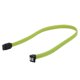 thumbnail image 3 of 50cm Sata 3.0 Iii Sata3 Cable de Datos 7 Pines Cables Ssd 6Gb/S Ángulo Recto Disco Duro Hdd con Nylon (Verde), 3 of 5
