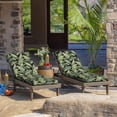 thumbnail image 6 of Outdoor Chaise Cushion, 21 in x 72 in, Weather-Proof, Rain-Proof, Fade Resistant Patio Cushion for Chaise Lounger Onyx Cebu, 6 of 12