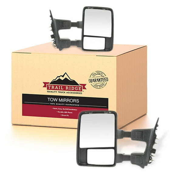 Trail Ridge Tow Mirror Upgrade Power Fold Heat Smoke Turn Textured Pair for Ford TR00314 Fits select: 2008-2010 FORD F250, 2008-2010 FORD F350