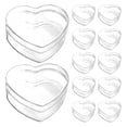 thumbnail image 1 of 12 cajas de acrílico transparente con forma de corazón, para guardar dulces, recuerdos de fiesta, transparentes, 1 of 7