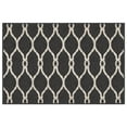 thumbnail image 1 of 2x3' Sharaya Charcoal Printed Floor Mat, 1 of 5