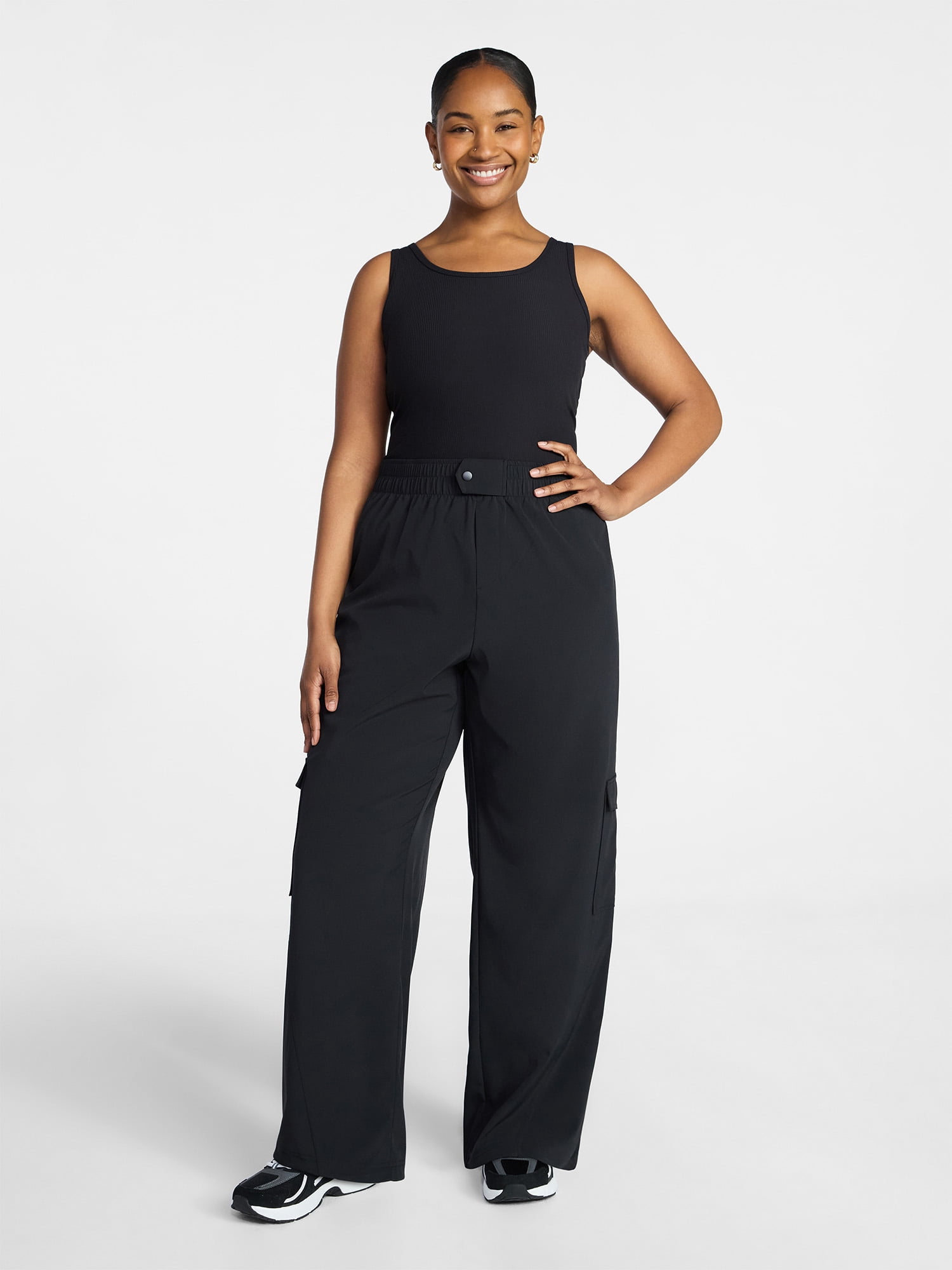 Avia Women's Sleeveless Jumpsuit, Sizes XS-XXXL