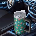 thumbnail image 6 of 40oz Pioneer Flower Floral Print Pattern Insulated Tumbler with Handle, BPA-Free Leak Proof Lid and Straws, Double Wall Vacuum, Hot 12h/Cold 34h, 6 of 6
