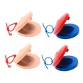 thumbnail image 3 of OULII 1Ensemble Roulettes Instruments de Musique Éducatifs Percussion pour Éducation Musicale Précoce Taille 4 Pcs, 3 of 6