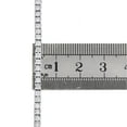 thumbnail image 5 of 10K White Gold 3mm Round Cut Diamond 1 Row Miracle Set 7" Tennis Bracelet 1 CT., 5 of 7