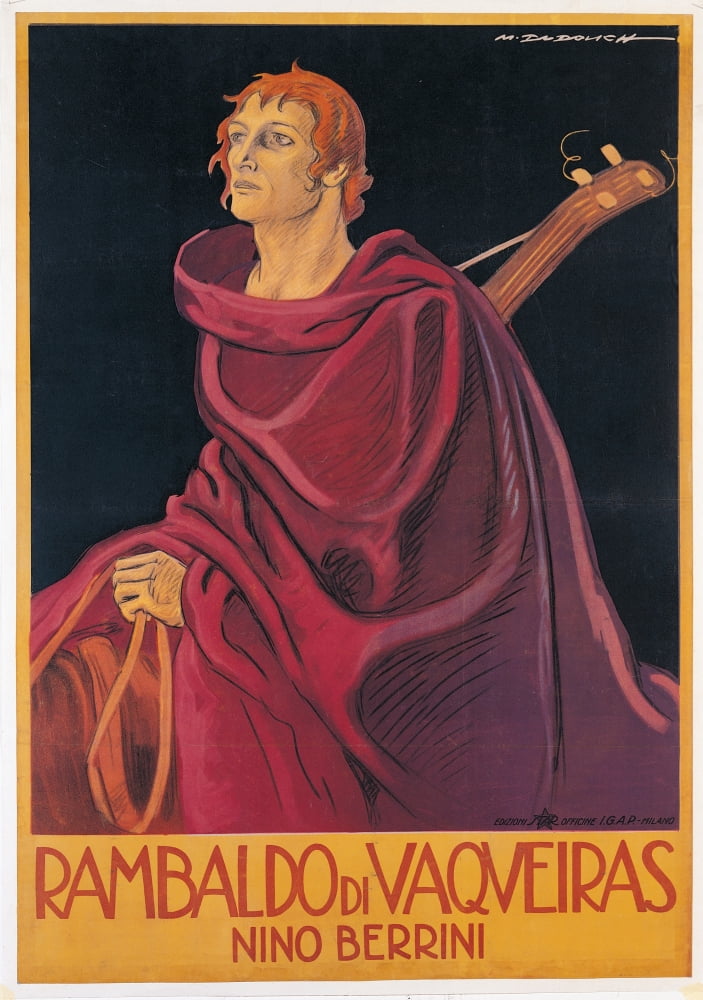 Film Poster For Rambaldo Di Vaqueros Canvas Art -  (24 x 36)