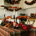 thumbnail image 5 of Tyidzon 2pc Thanksgiving Maple Leaf Vine Artificial fall garland rattan, Maple Leaf Plant Vine Fall Wreath Decoration, hanging garland for door Bedroom Wall Garden Fence Stairway, 5 of 6