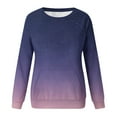 thumbnail image 5 of Rbaofujie Chandails pour Femmes Mode pour Femmes Uni Ample à Col Rond Manches Longues Blouse à Poche Chandail Hauts Gris Chandails à Capuche Graphiques, 5 of 5