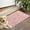 Pink Marble Gold, variant on Teal Gold Marble Pattern Door Rugs,Washable Non Slip Door Mats Indoor,Decorative Door Mats,Entry Mat Indoor for Entrance,Bedroom,Kitchen,Bathroom,17"x30"