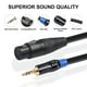 thumbnail image 4 of Auriculares Jack XLR Micrófono Cable de estudio Convertidor de interconexión Cable de interconexión Adaptador de alambre Balanceado Amplificador de dispositivos de grabación 3.5mm Monstrate EL005806-00B, 4 of 7