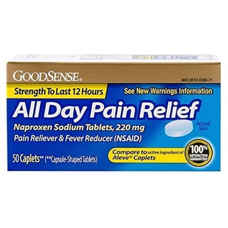 Merchandise 0022012 Good Sense Naproxon Sodm Alive Caplets - 50 Count