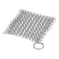 thumbnail image 2 of Lishi Silver Cast Iron Cleaner Scrubber with Stainless Steel Scraper - Ultimate Kitchen Cleaning Tool for Cookware, 2 of 20