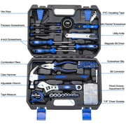 159-Piece Home Repair Tool Set, PROSTORMER General Household Hand Tool Kit with Tool Box Storage Case for Apartment, Garage, Dorm and Office