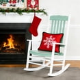 thumbnail image 6 of Ktaxon Solid Poplar Wood Rocking Chair, High Back Ergonomic Patio Rocker for Lawn Porch Garden Indoor Outdoor, Mint Green, 6 of 12