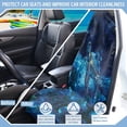 thumbnail image 3 of KUIFORTI Sea Turtle Print Water-Resistant Towel Car Seat Cover, Automotive Seat Covers for Gym Swimming Hiking, Universal Fit for Cars SUVs Trucks, Non-Slip Washable, 3 of 7