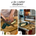 thumbnail image 4 of Kitchen Cutter Sharpener 4-in-1 Cutter Sharpener Kitchen Quick Whetstone Home Scissor Sharpener, 4 of 9