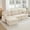 Cream Beige, variant on Mintazer 105" Chenille Cloud 3-Seater Modular Sectional Sofa with Movable Ottoman & Round Pillows, L-Shaped Ergonomic Sofa Couch for Living Room, Apartment, Cream