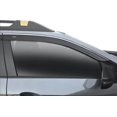 thumbnail image 1 of Auto Ventshade Rainguard 794057 Ventvisor; Aerodynamic Design; Low Profile; In-Channel; Smoke With Chrome Trim; Acrylic; Set Of 4; With Mounting Hardware, 1 of 4