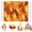 Flame 8, variant on Flame Permanent Adhesive Vinyl - 8 Sheets 12"x10" Burning Fire Pattern Adhesive Vinyl Sheets Open Fire Self Sticker Water proofing Vinyl