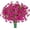 Red-b, variant on Outdoor Artificial Daffodils Plants - Fade Proof Faux Violet Plants for All Weather, Porch, Patio, Garden Decor - Hanging Planter Flowers