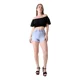 thumbnail image 2 of Short Mujer Casual Slim Azul Celebrety Pink 54405000, 2 of 8