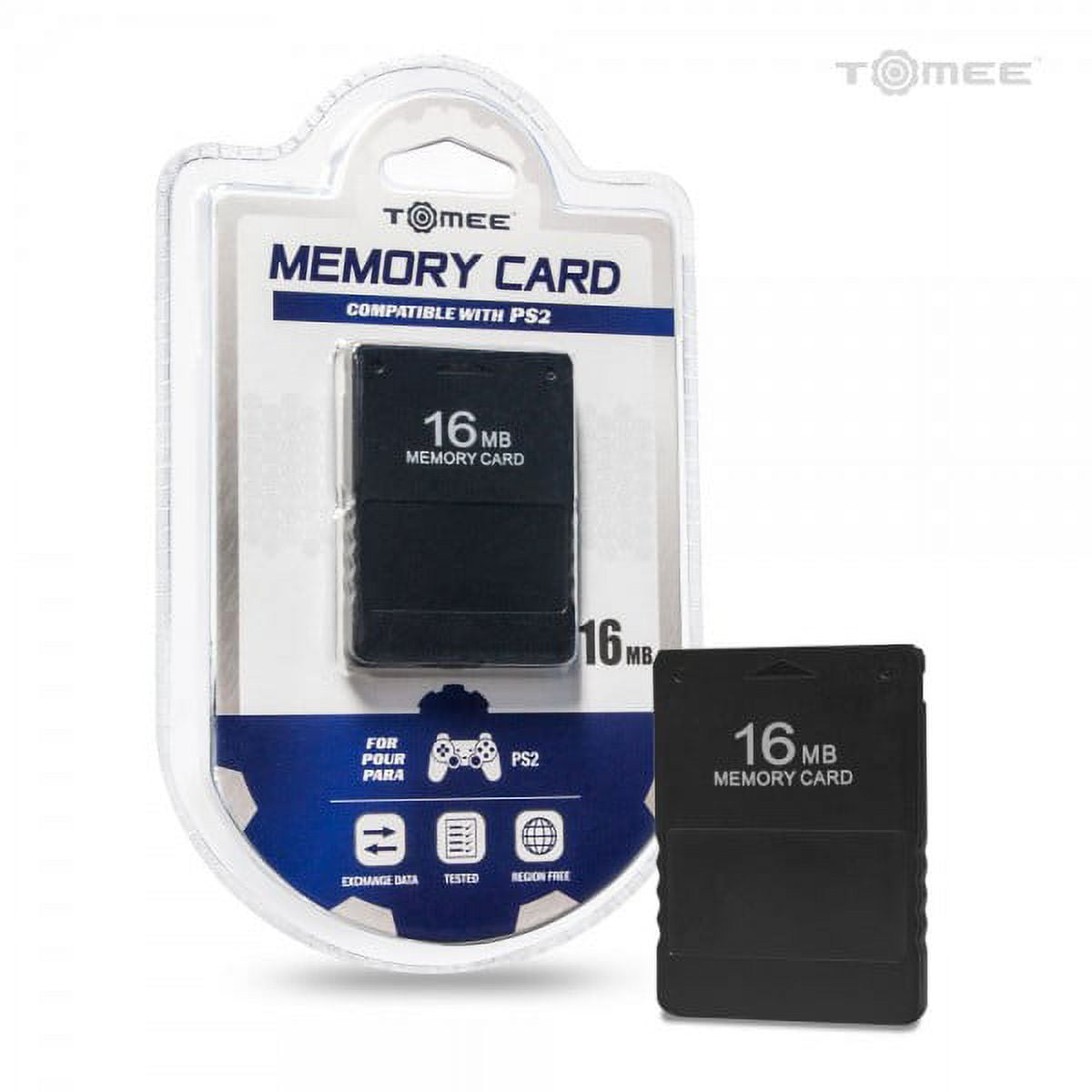 Carte PS Carte Mémoire 128 Mo Pour PlayStation 2 PS2 PSTwo - Format Original - Noir - Générique Neuve Sous Blister Kaico Free McBoot 8MB - Foto 9
