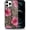 Leopard Hibiscus, variant on Cheetah Print Phone Case for iPhone 16 Hibiscus & Leopard Print Phone Case (Military Grade Drop Protection) Slim Shockproof Phone Cover for Girls Women