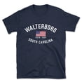 thumbnail image 1 of Walterboro South Carolina Patriot Men's Cotton T-Shirt, 1 of 1