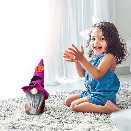 

Purple Witch Hat And Doll Decoration