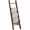 Maroon Brown, variant on General 5-Tier Modern Farmhouse Blanket Ladder Shelf Freestanding Wood Rack, Maroon Brown Storage for Living Room, Space-Saving for Blankets Books Decor Towels